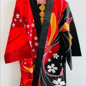 Japanese festival kimono with a belt